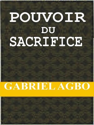 cover image of Pouvoir Du Sacrifice